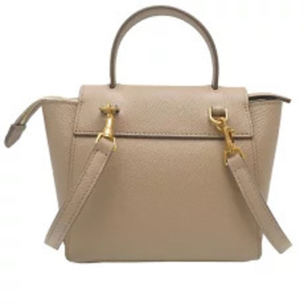 Celine Pico Belt Bag Handbag Leather Beige - Picture 2 of 10